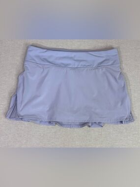 Lululemon Lavender Tennis Golf Running Skort Pleated Size 6 Athletic